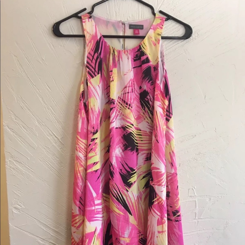 Vince Camuto sleeveless dress petite M - like new!